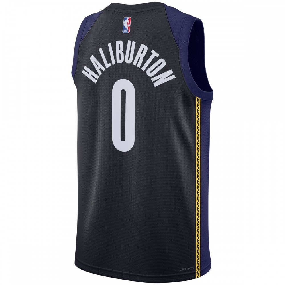 Tyrese Haliburton Indiana Pacers Unisex 2022/23 Swingman Jersey - City Edition - Blue-Pro Kit Vault | Brand New 26/27 Sports Jerseys